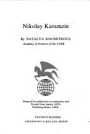 Cover of: Nikolay Karamzin