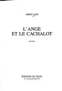 Cover of: L' ange et le cachalot by Simon Leys