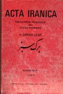 Bahāʾ-i Walad by Fritz Meier