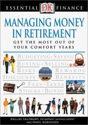 Cover of: Managing Money in Retirement (Essential Finance) by Marc Robinson