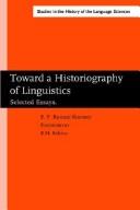 Cover of: The study of Indo-European vocalism in the 19th century: from the beginnings of Whitney and Scherer : a critical-historical account