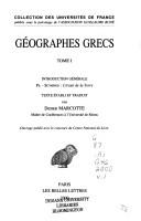 Cover of: Les géographes grecs. by 