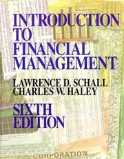 Introduction to financial management by Lawrence D. Schall
