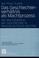 Cover of: Das Geschlechterverh altnis als Machtprozess: die Machtbalance der Geschlechter in Westdeutschland seit 1945