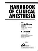 Cover of: Handbook of clinical anesthesia