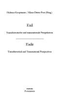 Cover of: Exil: transhistorische und transnationale Perspektiven by 