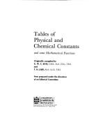 Tables of physical and chemical constants and some mathematical functions by G. W. C. Kaye