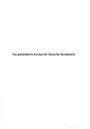 Das geldpolitische Konzept der Deutschen Bundesbank by Olaf Brockmann