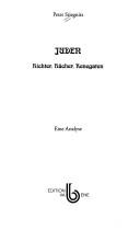 Cover of: Juden: Richter, Rächer, Renegaten ; eine Analyse