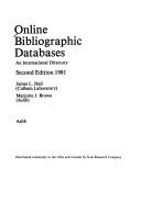 Cover of: Online bibliographic databases: an international directory.