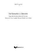 Cover of: Sul fantastico e dintorni by Oretta Guidi, Oretta Guidi