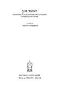 Cover of: Sul Tasso: studi di filologia e letteratura italiana offerti a Luigi Poma