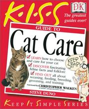 Cover of: KISS Guide to Cat Care