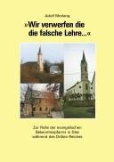 Cover of: Wir verwerfen die falsche Lehre ... : zur Rolle der evangelischen Bekenntnispfarrer in Diez w ahrend des Dritten Reiches