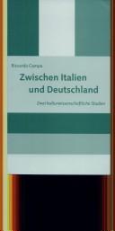 Cover of: Zwischen Italien und Deutschland: zwei kulturwissenschaftliche Studien