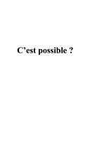 Front cover of C'est possible ? by Mohamed Khouttoul