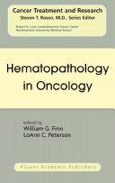 Cover of: Hematopathology in oncology by edited by William G. Finn, LoAnn C. Peterson.