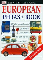 Cover of: Eyewitness Travel Phrase Book: European (14 languages)