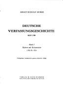 Cover of: Deutsche Verfassungsgeschichte seit 1789