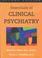 Cover of: Essentials of clinical psychiatry