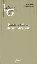 Cover of: Justice sociale et éthique individuelle