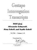 Cover of: Gestapo interrogation transcripts by translated by Ruth Sachs.