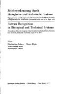 Cover of: Pattern Recognition in Biological and Technical Systems by 