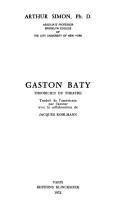 Gaston Baty by Arthur Simon