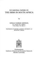 Cover of: Occasional papers on the Irish in South Africa