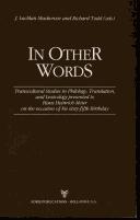 Cover of: In Other Words | J. Lachlan Mackenzie