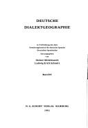 Phraseologismen in Dialekt und Umgangssprache by Else Hünert-Hofmann