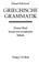 Cover of: Handbuch der Altertumswissenschaft, Bd.1/2, Griechische Grammatik