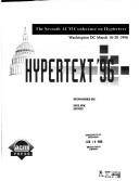 Cover of: Hypertext '96, Washington, D.C., March 16-20, 1996: the Seventh ACM Conference on Hypertext : [proceedings]