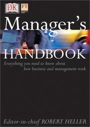 Cover of: Manager's handbook by editor-in-chief, Robert Heller.