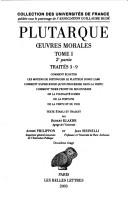 Cover of: Oeuvres morales. by Plutarch