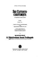 Cover of: Sri Caitanya-caritāmrta of Krsnadāsa Kavirāja Gosvāmi