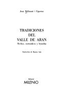 Cover of: Tradiciones del Valle de Aran: hechos, costumbres y leyendas