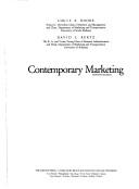 Cover of: Contemporary Marketing by Louis E. Boone, David L. Kurtz, Louis E. Boone, David L. Kurtz