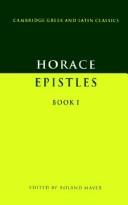 Cover of: Epistles by Horace, Horace