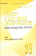 Cover of: 39th International Conference and Exhibition on Technology of Object-Oriented Languages and Systems: Tools 39  | TOOLS (Conference)