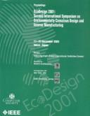 Proceedings by International Symposium on Environmentally Conscious Design and Inverse Manufacturing (2nd 2001 Tokyo, Japan)