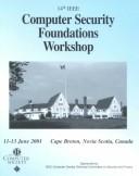 Cover of: Computer Security Foundations Workshop (Csfw-14 2001): 14th