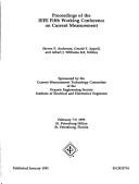 Cover of: Proceedings of the IEEE Fifth Working Conference on Current Measurement by IEEE Working Conference on Current Measurement (5th 1995 Saint Petersburg, Fla.)