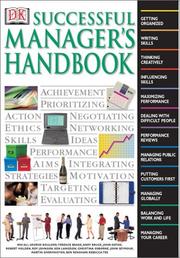 Cover of: Successful Manager's Handbook (DK Essential Managers)