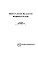 Cover of: Obras olvidadas by Pedro Antonio de Alarcón, Pedro Antonio de Alarcón