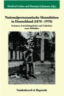 Cover of: Ver offentlichungen des Max-Planck-Instituts f ur Geschichte, vol. 214: Nationalprotestantische Mentalit aten in Deutschland (1870-1970)