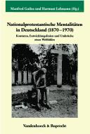 Cover of: Nationalprotestantische Mentalitäten: Konturen, Entwicklungslinien und Umbrüche eines Weltbildes