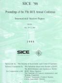 Cover of: SICE '98: proceedings of the 37th SICE Annual Conference : International Session papers : OVTA, July 29-31, 1998