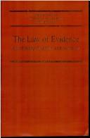 Cover of: The law of evidence: fact finding, fairness, and advocacy