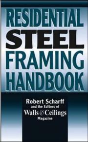 Cover of: Residential steel framing handbook
